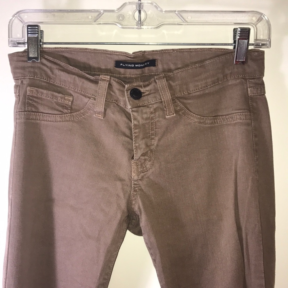 tan Flying Monkey jeans